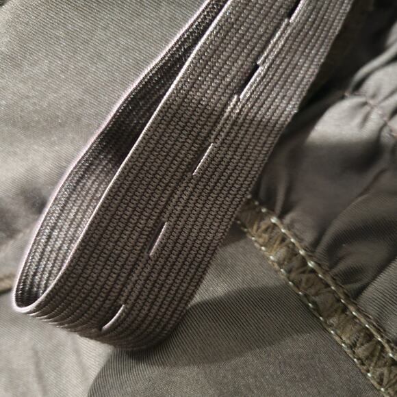 Maniere de Voir Pants Brown Ruched Side Ankle Zip Straight High Waist Straight 4 - Picture 9 of 16